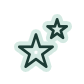 Green stars icon