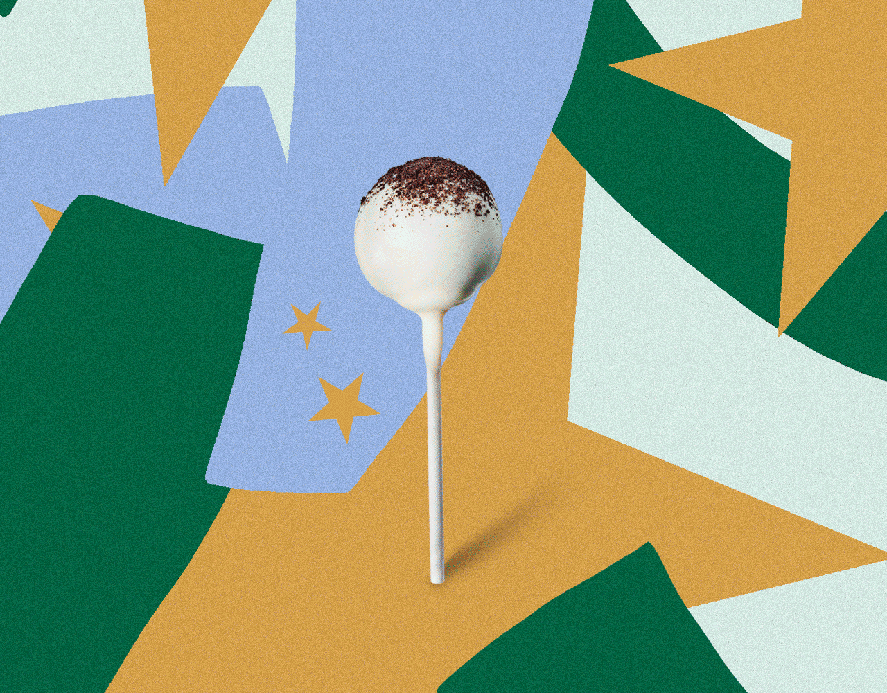 Coffee cake, Lollipop cake, Cups of Lattes